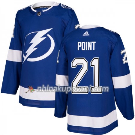 Tampa Bay Lightning Dresy Brayden Point 21 Adidas 2017-2018 Modrá Authentic - Pánské Tampa Bay Lightning Dresy Brayden Point 21 Adidas 2017-2018 Modrá Authentic - Pánské